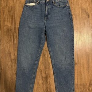 H&M Women's Straight Leg Blue Jeans